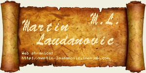 Martin Laudanović vizit kartica
